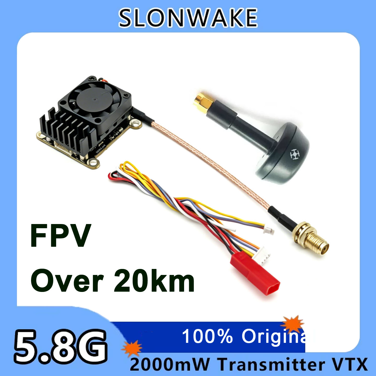 Fpv Drone Receiver - Pembaruan baru 5.8Ghz 2W VTX FPV
