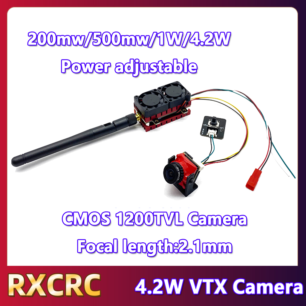 RXCRC 5.8G 48CH 4.2W Pemancar  - Fpv Drone Receiver ulasan dan harga