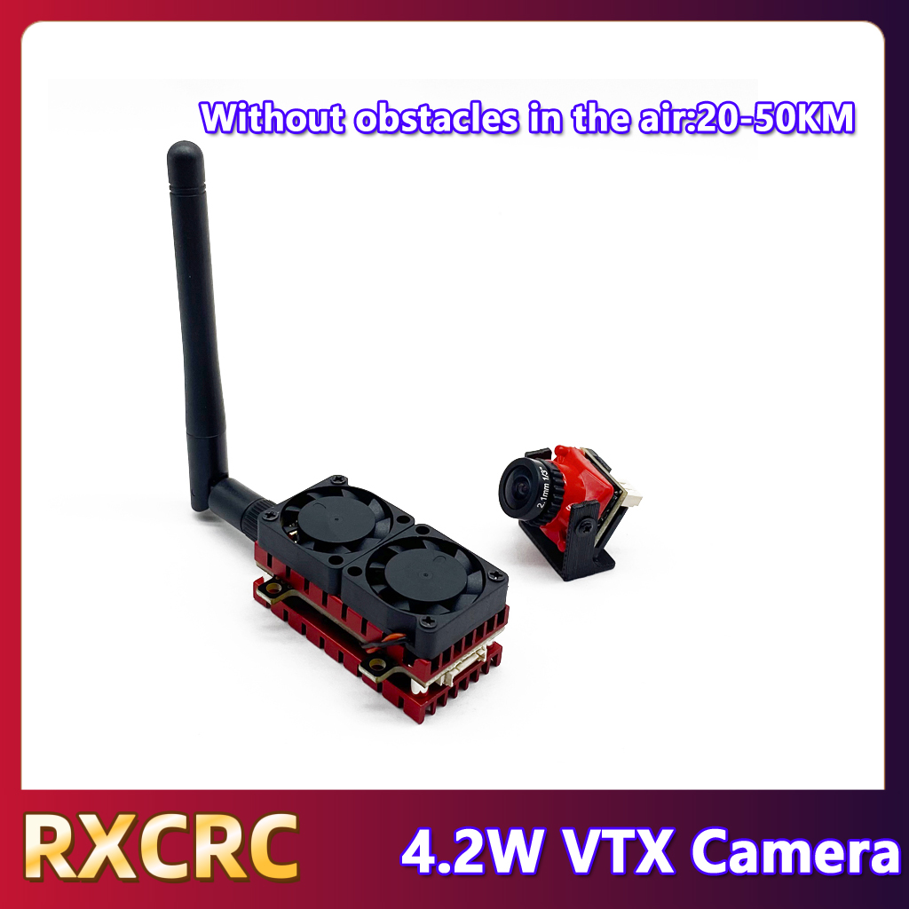 RXCRC 5.8G 48CH 4.2W Pemancar  - Fpv Drone Receiver ulasan dan harga