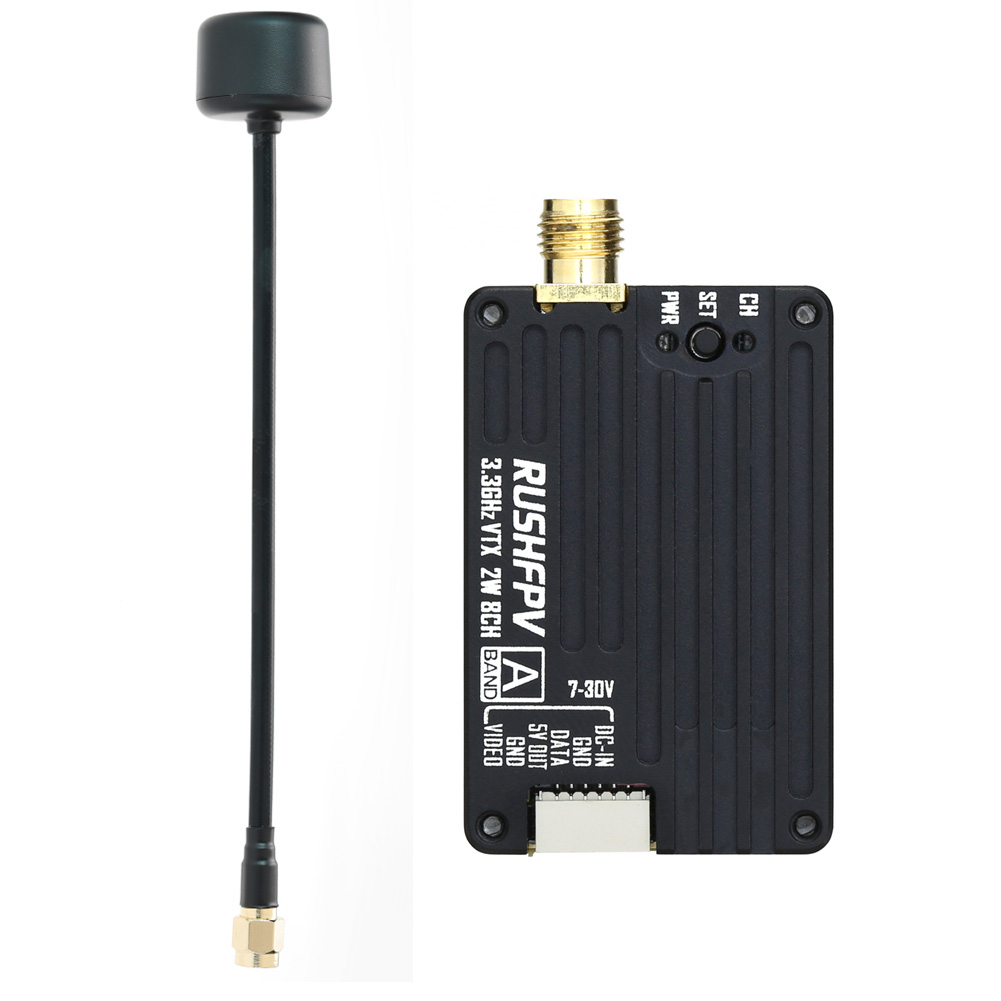 RUSHFPV 3.3G 2W VTX Transmitte - Fpv Drone Receiver ulasan dan harga
