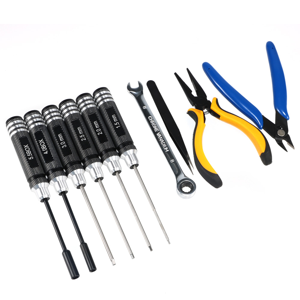 10PCS 10in1 Peralatan Perbaika - Fpv Drone Tool Kit ulasan dan harga